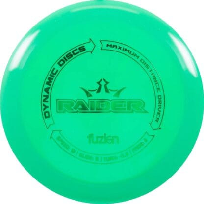 BioFuzion Raider Green stamped